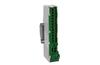 PE-terminal PE14-S, 12x1.5/2.5mm² plug-in, 2x2.5/4mm² plug-in, 1x16/25mm² screw| 3Nm, 80A 690V, touch-proof, TS35, 10pcs/pck, green