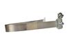 Ribamaandusklamber EB 2, tsingitud, kroomitud terasriba, L428mm| toru ⅛..4 in./ Ø8..114mm