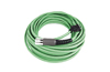 Feedback Cable Kinetix®, f. MP medium Inertia motors, (M7) SpeedTec DIN (motor end) to premolded (drive end), green, standard non-flex, 30m, Allen-Bradley
