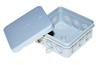 Plastkarp FD12/ K12, 85x85x38mm, rasksüttiv PE, 12x VR20, M20, IP55, hall