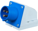 PP jõupistik, 1P+N+E 32A 230VAC, IP44, MaxPro, sinine