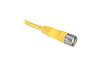 Cordset 889M, male M23/90° 19pin » flying-lead, 6A 300V, -20..105°C, PUR, nickel-plated brass, PUR, L2m, IP67/68, Allen-Bradley, yellow