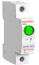 LED indikaator, roheline, 24VAC/DC, 1..16mm², 1M, TS35