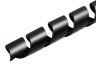 Juhtmespiraal HD-12, ø9..32mm, PE, 10m/pck, must