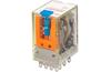 Relee RKE, 4CO 5A 250VAC/ 30VDC, cv 24VDC, LED, testnupp, diood (13+, 14-), UL/TÜV/CE
