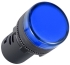 Märktuli, ø22.5mm, LED 24VAC/DC, IP65, sinine