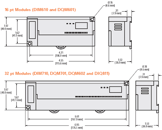 Main dimensions