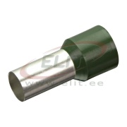 Wire-End Ferrule w. Collar Ce 500025 w, H50x25mm, 50pcs/pck, olive