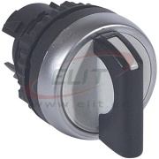 Selector Switch Osmoz, head| 0-1 (-45°- 45°), ø22.5mm, IP66/69K IK05, Legrand, black