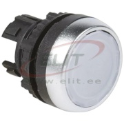 Push-button Osmoz, head| ø22.5mm, ill., metal bezel, IP66/69K IK05, white