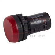 Pilot Light Osmoz, LED, ø22.5mm, 230VAC, IP66/69K IK05, Legrand, red