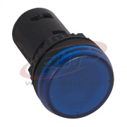 Pilot Light Osmoz, head| ø22.5mm, LED 230VAC, IP66/69K IK05, blue