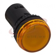 Pilot Light Osmoz, LED, ø22.5mm, 230VAC, IP66/69K IK05, Legrand, yellow