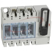 Load Break Switch DPX-IS 630, 400A 3x415VAC AC23, release, 240(2x185)/300(2x240)mm², terminal covers, panel mount, Legrand