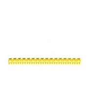 Marker CAB3, 1.5..2.5mm², 4, strip 30pcs, Legrand, yellow