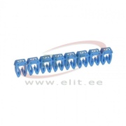 Marker CAB3, 4..6mm², 6, strip 20pcs, blue