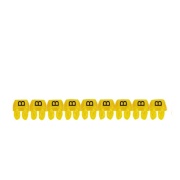 Marker CAB3, 0.5..1.5mm², B, strip 30pcs, yellow