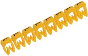 Marker CAB3, 0.5..1.5mm², L, strip 30pcs, yellow