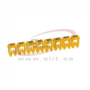 Marker CAB3, 0.5..1.5mm², U, strip 30pcs, yellow