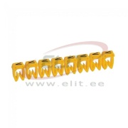 Marker CAB3, 0.5..1.5mm², V, strip 30pcs, yellow