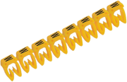 Marker CAB3, 0.5..1.5mm², W, strip 30pcs, yellow