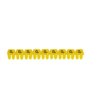 Marker CAB3, 1.5..2.5mm², P, strip 30pcs, Legrand, yellow