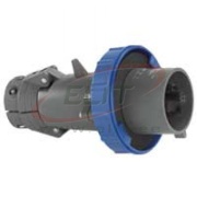 Plug Hypra, 1P+N+E 16A 250VAC, plastic, IP65/67