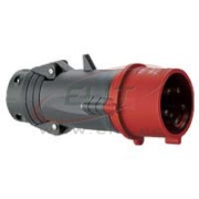 Plug Hypra, 3P+N+E 32A 415VAC, plastic, IP44