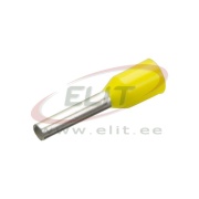 Wire-End Ferrule w. Collar Ce 010012 w, H1x12mm, 500pcs/pck, yellow