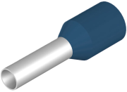 Wire-End Ferrule w. Collar Ce 025008 wc, H2.5x8mm, 100pcs/pck, blue
