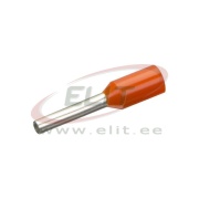 Wire-End Ferrule w. Collar Ce 005008 wc, H0.5x8mm, 100pcs/pck, orange