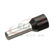 Wire-End Ferrule w. Collar Ce 060012 w, H6x12mm, 100pcs/pck, black