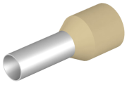Wire-End Ferrule w. Collar Ce 100012 w, H10x12mm, 100pcs/pck, cream