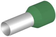 Wire-End Ferrule w. Collar Ce 160012 w, H16x12mm, 100pcs/pck, green
