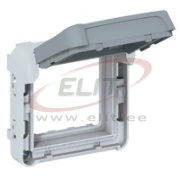 Support Frame Plexo, mech.|, 2x Mosaic mech., IP55 IK07, grey, white