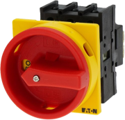 P1-32/EA/SVB| e-Switch, 0-1 15kW 32A 3x 400VAC, lukustatav, uksele, kolla-puna