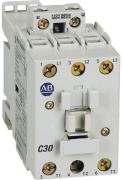 IEC Contactor 100-C, 15kW 30/65A 3x690VAC, aux. 1NC, cv 230VAC, TS35/ panel mount