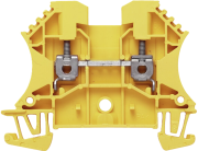 Feed-through Terminal WDU 2.5 GE, 2.5mm² 24A 800V, yellow