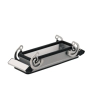 Base HDC 24B ABU, size 8, side-locking clamp on lower side, IP65