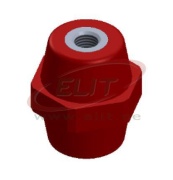 Stand-Off Insulator CPH, 50M10, wrench 46, 1.2/1.5kV, polyester, red