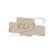 End Plate AEP 2T 2.5, beige