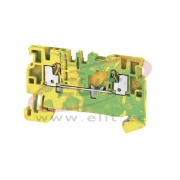 PE Terminal Block A2C 1.5 PE, 1.5mm² 180A 500V, push-in, yegr