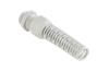 Cable Gland Syntec M20x1.5, anti-kink nozzle, ø5.5..12mm| 1piece sealing insert, wrench 24mm, thread 8mm, -30..100°C, PA6, CR, incl. O-ring, HF, CE/UL/VDE, IP68, light grey