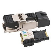 Insulation Displacement Connector, RJ45, 24..22AWG shielded/ 26..22AWG unshielded, 300V