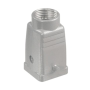 Hood HDC 04A TOLU 1M20G, size 1, cable entry from top, side-locking clamp on lower side, diecast aluminium, -40..125°C, M20, IP65