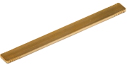 PSK152| N/PE Busbar, 2x10mm, brass, L1m