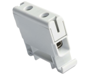 Universal Terminal Block Al/Cu UK16/1A, 1P (2holes) 1.5-16mm² 75/82A 1000VAC/ 1500VDC, Hex4 1.5Nm 1.5mm² ^3.5Nm 2.5..6mm² ^7Nm 10..16mm², TS35, grey
