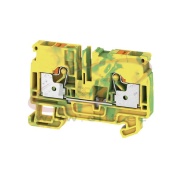 PE Terminal Block A2C 6 PE, 1-tier, 6mm² 720A 1000V, push-in, yegr