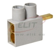 Feed-in Terminal AS/2x10 SN 0.5M PO, Cu 2x 10mm² 40A 690V, grey