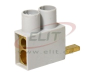 Feed-in Terminal AS/2x10 SN 0.5M PU, Cu 2x 10mm² 40A 690V, grey